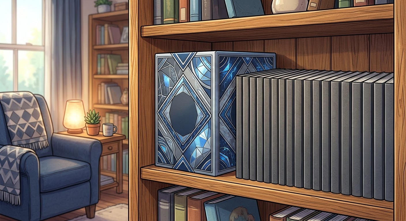 Horror manga collection display